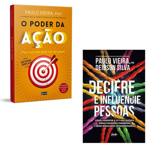 Livros Decifre E Influencie Pessoas + Poder Da Ação - Paulo 