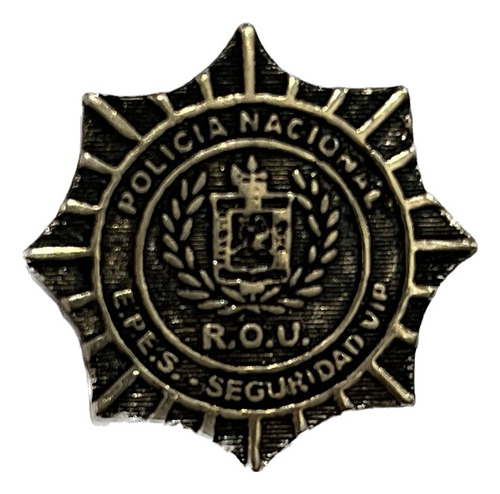 Pin Metálico Seguridad Vip Epes Distintivo Policia Nacional