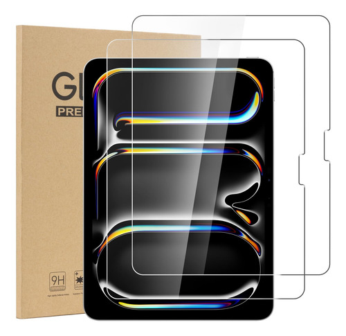 2 Piezas Mica Protector Pantalla iPad Air 13 M2 2024 M3 2025