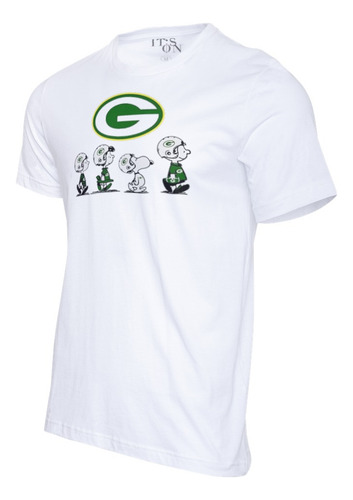 Playera Green Bay Packers. Nfl. Empacadores. Americano Verde