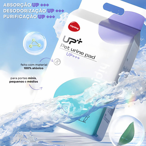 Tapete Higiênico Cães 60x45 50un Absorção Higiene Pet Up