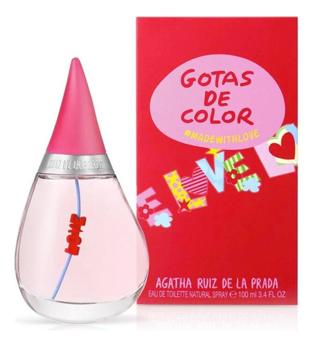 Perfume Agatha Ruiz De La Prada Gotas Love Edt 100ml