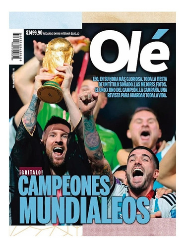 Revista Ole, Campeones Mundiales Argentina Qatar 2022