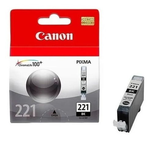 Cartucho Canon Cli-221 2946b016aa Aprox 530pag Tinta Neg /vc