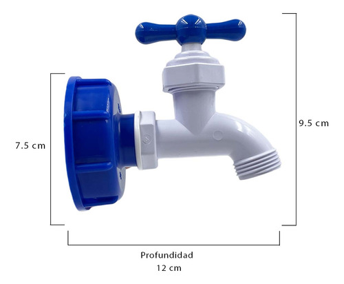 Envase Polietileno Garrafa 20 L Bidon Porron Con Llave 6 Pz