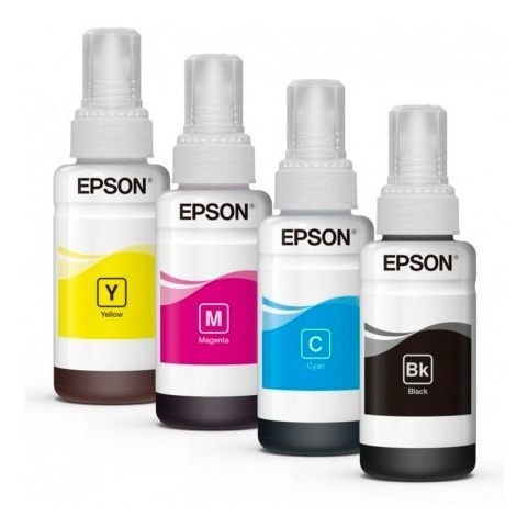 Imagen 2 de 7 de Kit Tinta Epson Original 664 L210 L220 L355 L365 L565