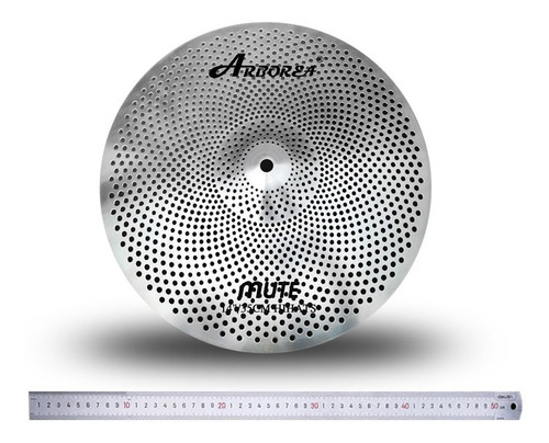 Imagen 2 de 7 de Arborea Mute Silver Matte Platillo Practica Set