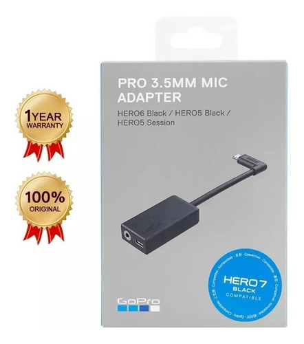 Adaptador De Microfone Gopro Hero 7 E 8/9 Mega Prompoção