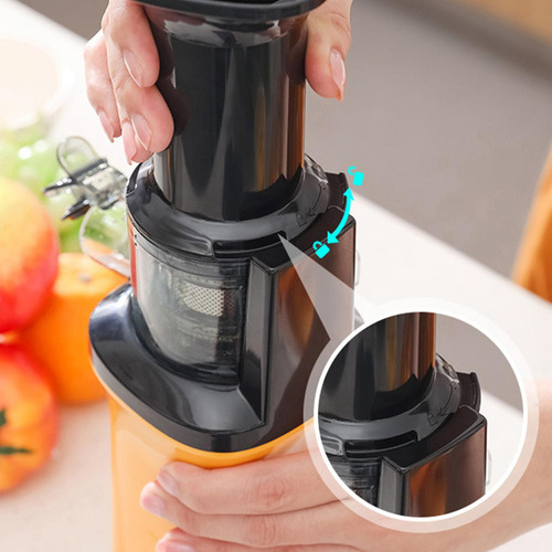 Th Licuadora Portátil De Exprimidor De Masticación Naranja