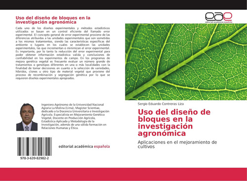 Libro: Uso Del Diseño Bloques Investigación Agronóm