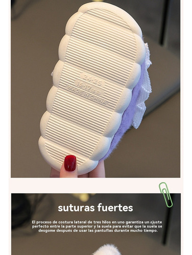 Zapatillas De Algodón Para Niños Y Niñas Con Forma De Conejo