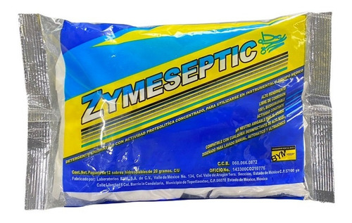 Zymeseptic Detergente Multienzimático En Polvo