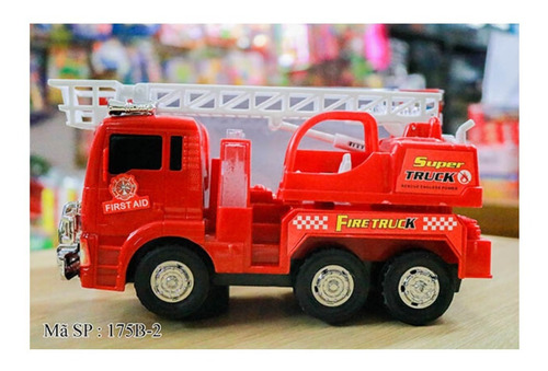 Carrinho Bombeiro Infantil Caminhão Luz Som Movimento