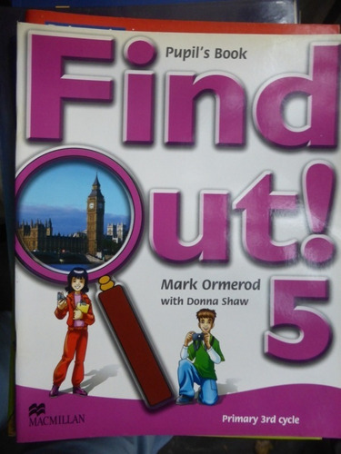 Find Ut! 5 - Pupil's Book - Ormerod - Shaw - 2013 - Nuevo