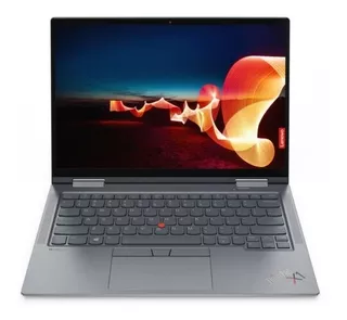 Notebook Lenovo ThinkPad X1 Yoga Gen 6 gray táctil 14", Intel Core i7 1185G7 32GB de RAM 512GB SSD, Integrated Intel Iris Xe Graphics 1920x1200px Windows 11 Pro