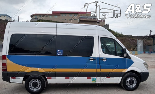 Imagem 2 de 15 de Mercedes Sprinter 415 Ano 2013 T.alto Ais Ref 725