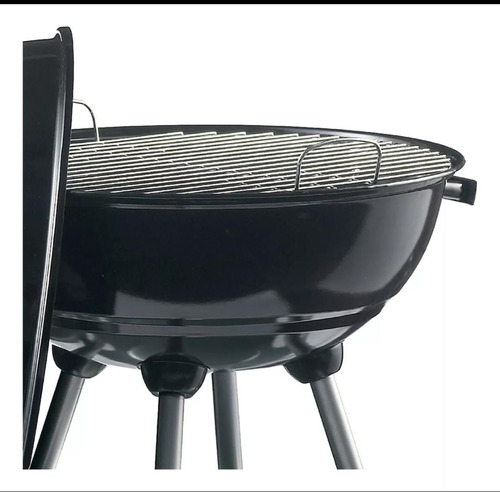 Asador Portátil Bbq Color Negro