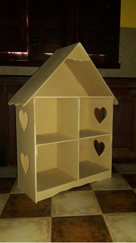 Casita De Madera Barbie! 1,05x70x30 En 9mm