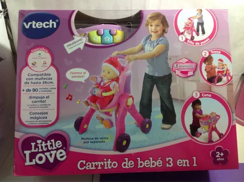 Carrito bebe 3 en 1 vtech top