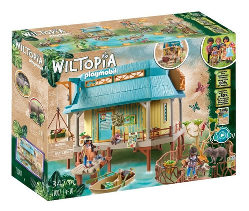 Juego Playmobil Wiltopia Centro Cuidados De Animales 347 Pc