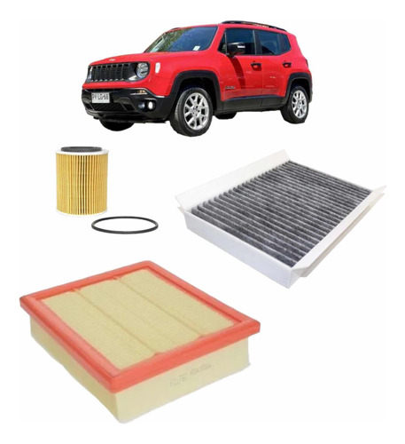 Kit Filtros Jeep Renegade 1.8 Aire Polen Aceite