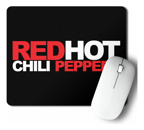 Mouse Pad Red Hot Chili Peppers Text (d0764 Boleto.store)