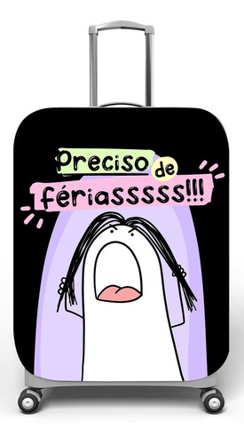 Capa Para Mala C48x A75 X P29cm Flork Preciso De Férias