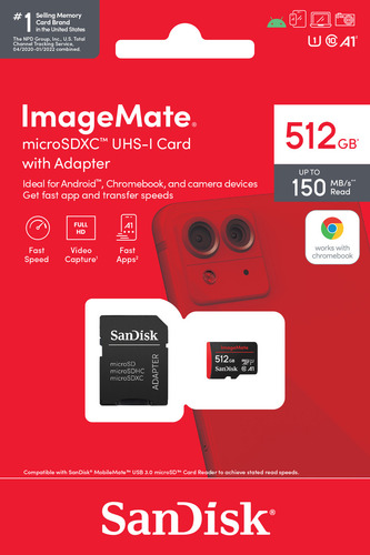 Sandisk 512gb Imagemate Microsdxc 150mb/s