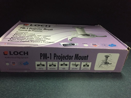 Imagen 3 de 4 de Base Soporte De Techo Para Proyector Video Beam Universal