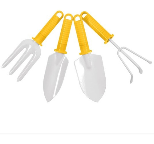 Kit Juego Set De 4 Herramientas De 12,7cm Para Jardín Pretul