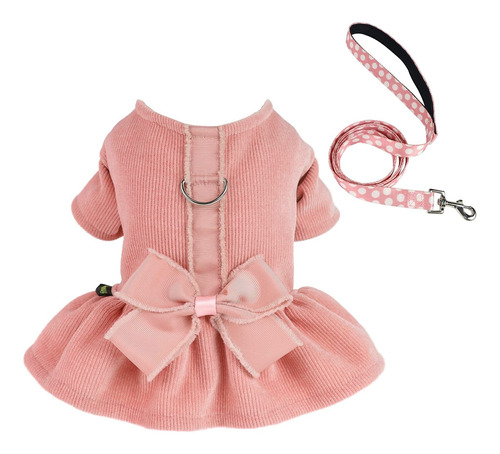 Ropa Para Mascotas Fitwarm - Conjunto De Vestido Con  Fr32r