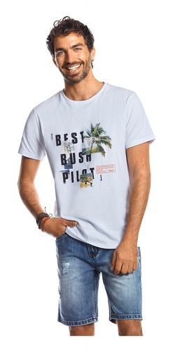 Polera Hombre Colorado Blanco Ferouch Ss 2022