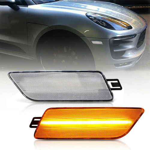 Nslumo Luz Marcador Lateral Led Para Porsche Ma-can 2 -2020