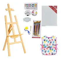 Comprar Atril 90cm, Bastidor, Pinturas, Pinceles, Paleta, Delantal