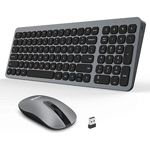 Combo De Teclado Y Mouse Inalámbricos, Juego Compacto ...