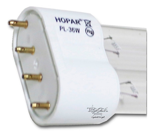 Lâmpada Hopar De Reposição P/ Filtro Uv Tipo Pl 36w 4 Pinos