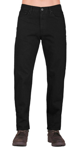 Jeans Furor Hombre Negro Mezclilla Maverick