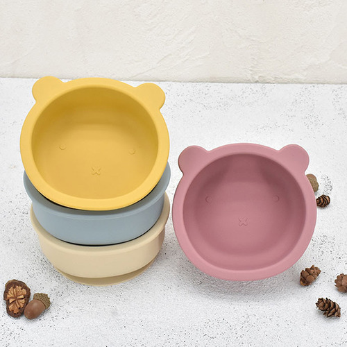 Cuenco Con Ventosa De Silicona Para Bebés Y Niños Pequeños