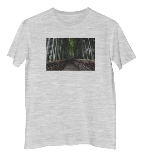 Remera Niño Bosque Bambu Japón Entrada Camino