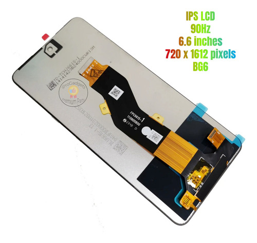 Zc Pantalla Táctil Lcd Para Tecno Spark Go 2024 Bg6 Negra