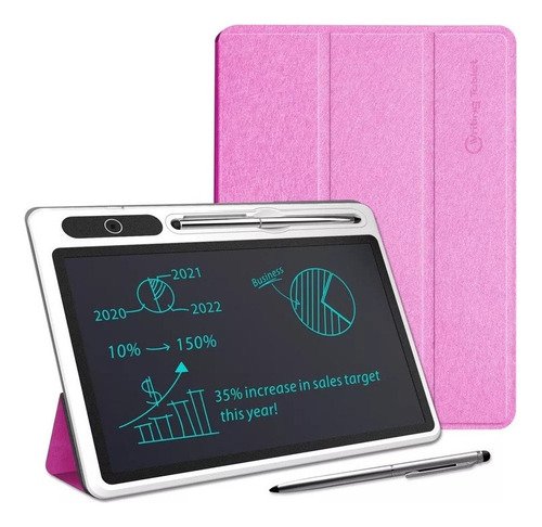 Tableta De Escritura Lcd De 10 Pulgadas Con Funda Protectora