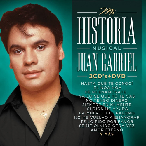 Juan Gabriel Mi Historia Musical | 2 Cds + Dvd Música Nuevo