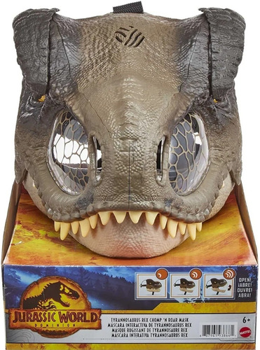 Jurassic World Dominion Mascara Tiranosaurio Rex Sonidos