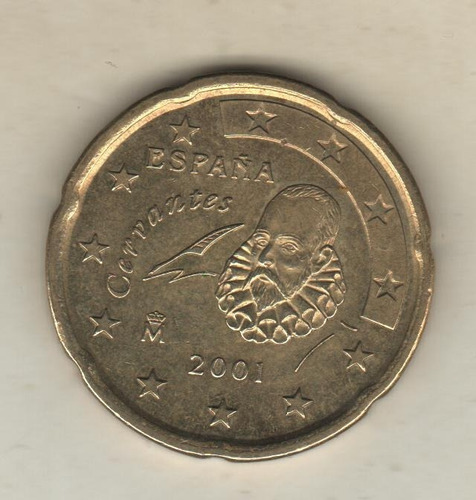 España Moneda De 20 Eurocents Año 2001 - Km 1044 - Unc