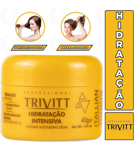 Máscara De Hidratação Intensiva Trivitt 40g Itallian