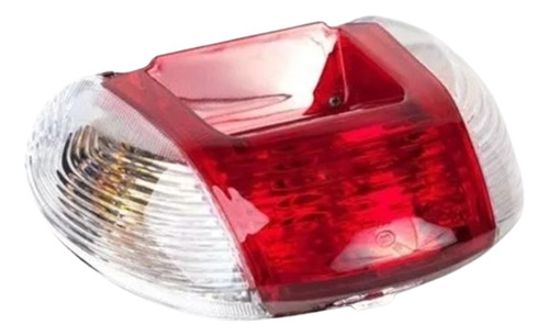 Optica Farol Trasero Gilera Smash Trip Zb 110 Cristal Y Rojo