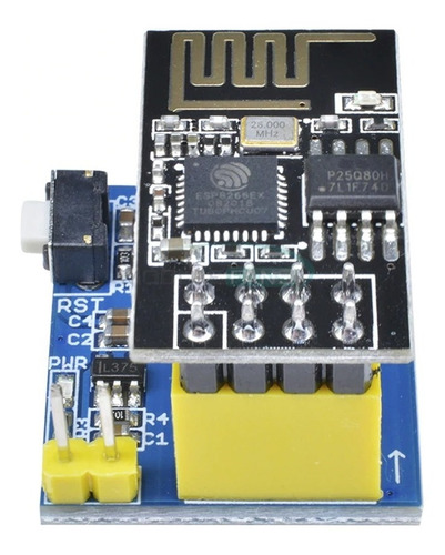 Imagen 2 de 6 de Modulo Sensor De Temperatura Wifi Esp8266 Esp-01/s Ds18b20