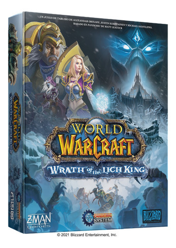 World Of Warcraft Wrath Of The Lich King Juego De Mesa Esp