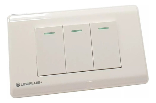 Interruptor Switch Triple Blanco Para Casa U Oficina 110/220