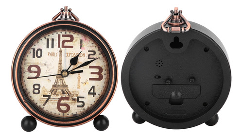 Reloj Despertador Vintage Para Mesa De Noche, Accesorios De